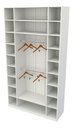 Ver imagem 3 de Armário Colmeia Cabideiro M9 100% Mdf Closet Roupas Loja - Branco