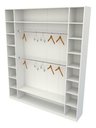 Ver imagem 3 de Armário Colmeia Cabideiro 2,40M X 2,0M X 35CM - Branco