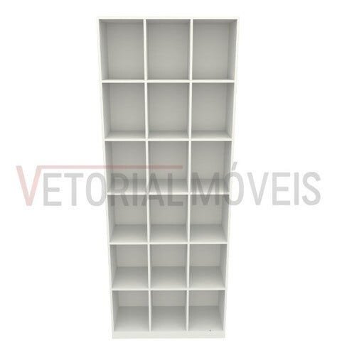 Armário Colmeia M11 100%mdf Organizador Estante Prateleira - Branco - 4