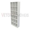 Armário Colmeia M11 100%mdf Organizador Estante Prateleira - Branco - 3