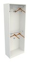 Ver imagem 4 de Armário Arara Dupla M11 100% Mdf (closet Lojas Cabideiro) - Branco