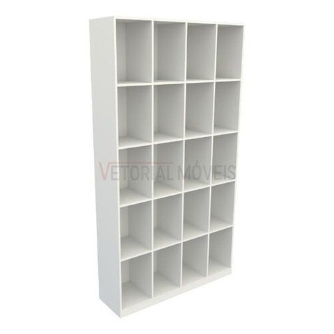 Armário Colmeia M7 100%mdf Organizador, Estante, Prateleira - Branco