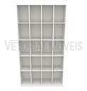 Ver imagem 4 de Armário Colmeia M7 100%mdf Organizador, Estante, Prateleira - Branco