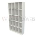 Ver imagem 3 de Armário Colmeia M7 100%mdf Organizador, Estante, Prateleira - Branco