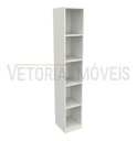 Ver imagem 4 de Armário Colmeia Eloisa M6 100% Mdf (closet Lojas Expositor) - Branco