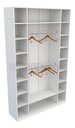Ver imagem 1 de Armário Colmeia Cabideiro M10 100%mdf (closet / Expositor) - Branco
