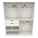 Ver imagem 2 de Armário Arara Gaveta Amanda M2 100% Mdf (closet / Gaveta) - Branco