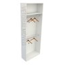 Armário Arara Dupla M8 100% Mdf (closet Lojas Organizador) - Branco - 1