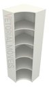 Ver imagem 1 de Armário Prateleira De Canto M3 100% Mdf (closet / Expositor) - Branco