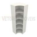 Ver imagem 5 de Armário Prateleira De Canto M3 100% Mdf (closet / Expositor) - Branco