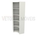 Ver imagem 3 de Armário Prateleira De Canto M3 100% Mdf (closet / Expositor) - Branco