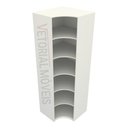Ver imagem 1 de Armário Prateleira De Canto M6 100% Mdf (closet Expositor) - Branco