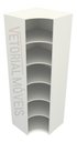 Ver imagem 1 de Armário Prateleira De Canto M6 100% Mdf (closet Expositor) - Branco