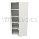 Ver imagem 3 de Armário Prateleira De Canto M5 100% Mdf (closet Expositor) - Branco