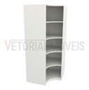 Ver imagem 5 de Armário Prateleira De Canto M5 100% Mdf (closet Expositor) - Branco