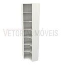 Ver imagem 3 de Armário Prateleira De Canto M7 100% Mdf (closet Expositor) - Branco