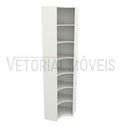 Ver imagem 4 de Armário Prateleira De Canto M7 100% Mdf (closet Expositor) - Branco
