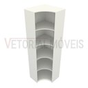 Ver imagem 4 de Armário Prateleira De Canto M9 100% Mdf (close Expositor) - Branco