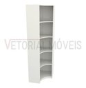 Ver imagem 3 de Armário Prateleira De Canto M9 100% Mdf (close Expositor) - Branco