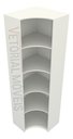 Ver imagem 1 de Armário Prateleira De Canto M9 100% Mdf (close Expositor) - Branco