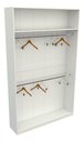 Ver imagem 4 de Armário Arara Dupla M16 100%mdf Closet Cabideiro Loja - Branco