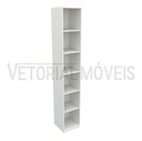 Ver imagem 5 de Armário Colmeia Eloisa M3 100% Mdf (closet Lojas Expositor) - Branco