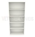 Ver imagem 3 de Guarda Roupa Closet Solteiro  Prateleira Multiuso M10 100% Mdf ( Vitrine / Closet) - Branco