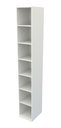Ver imagem 3 de Armário Colmeia Eloisa M8 100% Mdf (closet Lojas Expositor) - Branco