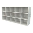 Ver imagem 2 de Armário Colmeia Horizontal M3 100%mdf Estante Prateleira - Branco
