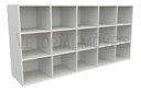 Ver imagem 3 de Armário Colmeia Horizontal M3 100%mdf Estante Prateleira - Branco