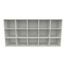 Armário Colmeia Horizontal M3 100%mdf Estante Prateleira - Branco - 4