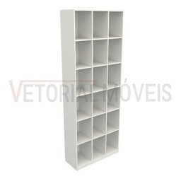 Armário Colmeia M12 100%mdf (organizador Estante Prateleira) - Branco - 5