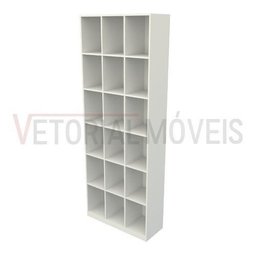 Armário Colmeia M12 100%mdf (organizador Estante Prateleira) - Branco - 3