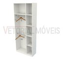 Ver imagem 3 de Armário Cabideiro Juliana M6 100% Mdf (closet / Expositor) - Branco