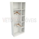 Ver imagem 5 de Armário Cabideiro Juliana M6 100% Mdf (closet / Expositor) - Branco