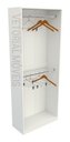 Ver imagem 3 de Armário Arara Dupla M7 100% Mdf (closet Lojas Organizador) - Branco