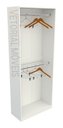 Ver imagem 1 de Armário Arara Dupla M7 100% Mdf (closet Lojas Organizador) - Branco