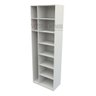 Armário Prateleira Misto Natália M2 100%mdf Colmeia - Branco - 1