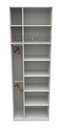 Ver imagem 3 de Armário Prateleira Misto Natália M2 100%mdf Colmeia - Branco