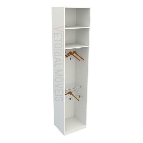 Armário Colmeia Mirela M15 100% Mdf (closet Lojas Expositor) - Branco