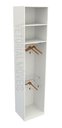 Ver imagem 1 de Armário Colmeia Mirela M15 100% Mdf (closet Lojas Expositor) - Branco