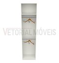 Ver imagem 3 de Armário Colmeia Mirela M22 100% Mdf (closet Lojas Expositor) - Branco