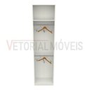Ver imagem 3 de Armário Colmeia Mirela M22 100% Mdf (closet Lojas Expositor) - Branco