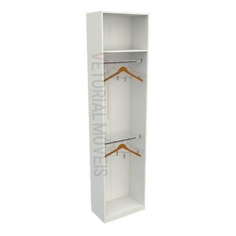 Armário Colmeia Mirela M22 100% Mdf (closet Lojas Expositor) - Branco