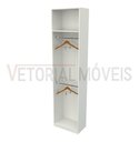 Ver imagem 4 de Armário Colmeia Mirela M22 100% Mdf (closet Lojas Expositor) - Branco