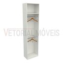 Ver imagem 5 de Armário Colmeia Mirela M22 100% Mdf (closet Lojas Expositor) - Branco