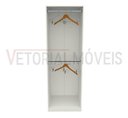 Ver imagem 3 de Armário Colmeia Mirela M21 100% Mdf (closet Lojas Expositor) - Branco