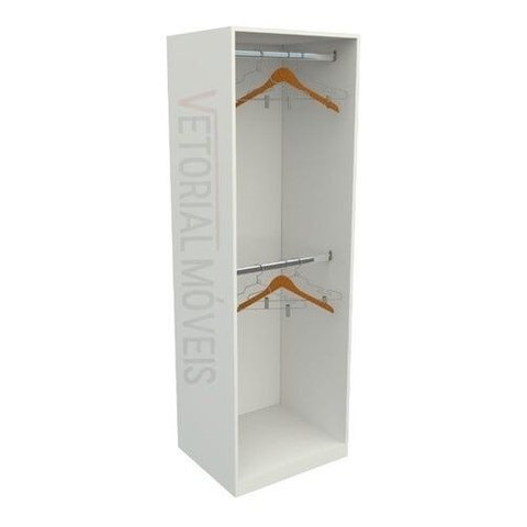 Armário Colmeia Mirela M21 100% Mdf (closet Lojas Expositor) - Branco