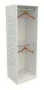 Ver imagem 1 de Armário Colmeia Mirela M21 100% Mdf (closet Lojas Expositor) - Branco