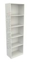 Ver imagem 1 de Armário Prateleira Mirela M24 100% Mdf (roupas, Brinquedos) - Branco
